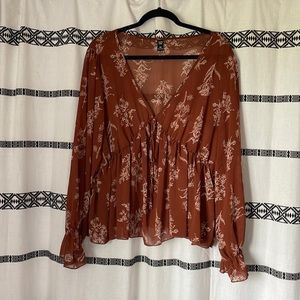 SHEIN Sheer Blouse